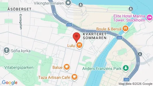 Apartments for rent i Södermalm - kort over placeringen