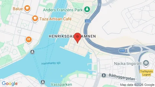 Apartments for rent i Hammarbyhamnen - kort over placeringen