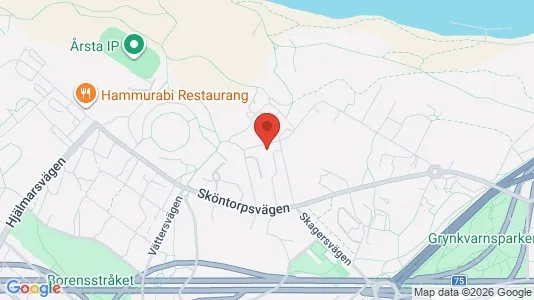 Apartments for rent i Hammarbyhamnen - kort over placeringen