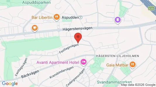 Apartments for rent i Stockholm South - kort over placeringen
