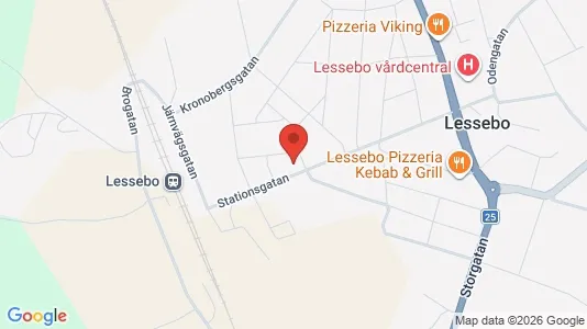 Apartments for rent i Lessebo - kort over placeringen