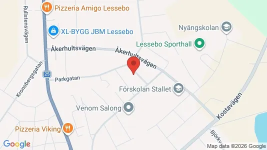 Apartments for rent i Lessebo - kort over placeringen