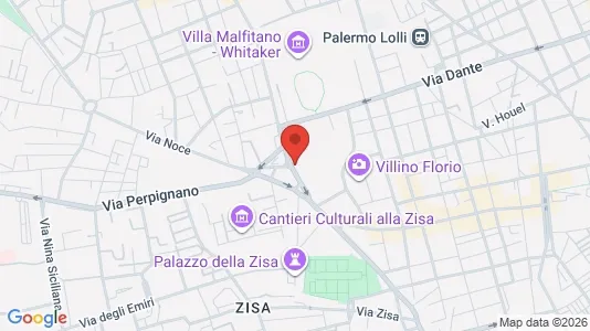 Rooms for rent i Palermo - kort over placeringen