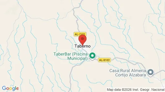 Houses for rent i Taberno - kort over placeringen