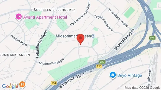Apartments for rent i Stockholm South - kort over placeringen
