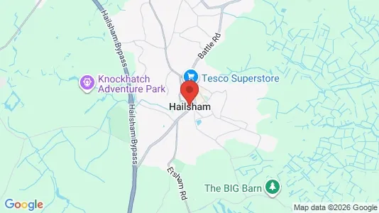 Houses for rent i Hailsham - East Sussex - kort over placeringen