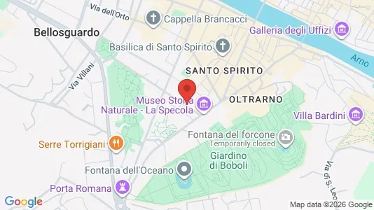Apartments for rent i Florence - kort over placeringen