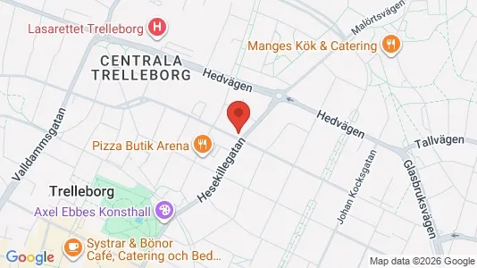Apartments for rent i Trelleborg - kort over placeringen