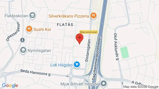 Apartments for rent i Askim-Frölunda-Högsbo - kort over placeringen