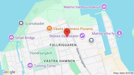 Apartments for rent i Malmö City - kort over placeringen