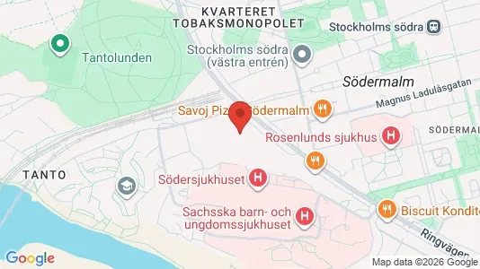Apartments for rent i Södermalm - kort over placeringen