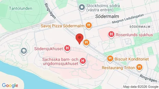Apartments for rent i Södermalm - kort over placeringen