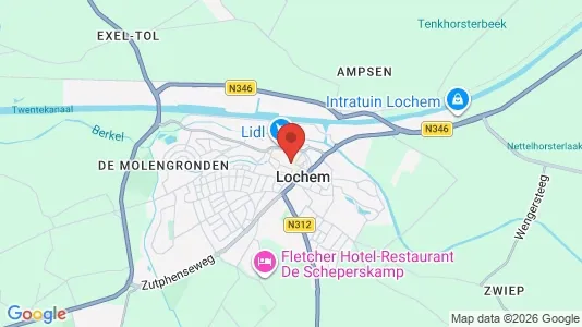 Houses for rent i Lochem - kort over placeringen