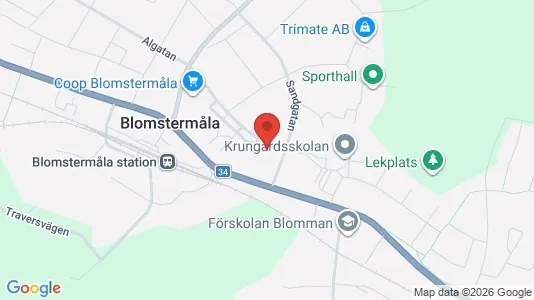 Apartments for rent i Mönsterås - kort over placeringen