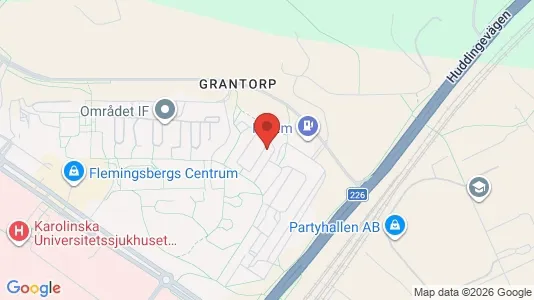 Apartments for rent i Huddinge - kort over placeringen