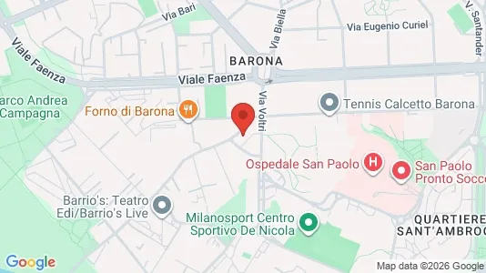 Apartments for rent i Milano Zona 5 - Vigentino, Chiaravalle, Gratosoglio - kort over placeringen