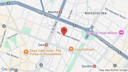 Apartments for rent i Milano Zona 2 - Stazione Centrale, Gorla, Turro, Greco, Crescenzago - kort over placeringen