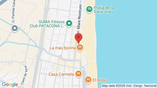 Apartments for rent i Alboraya - kort over placeringen