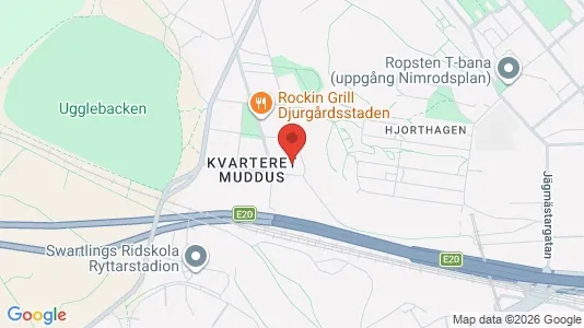 Apartments for rent i Gärdet/Djurgården - kort over placeringen