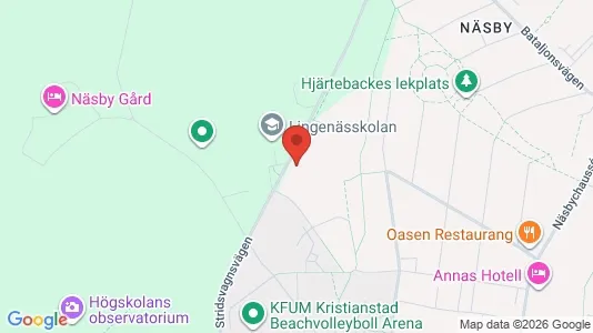 Rooms for rent i Kristianstad - kort over placeringen