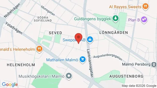 Apartments for rent i Sofielund - kort over placeringen