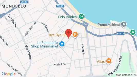 Apartments for rent i Palermo - kort over placeringen