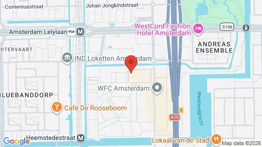 Apartments for rent i Amsterdam Slotervaart - kort over placeringen