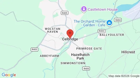 Apartments for rent i Celbridge - kort over placeringen