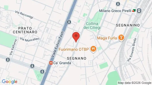 Apartments for rent i Milano Zona 2 - Stazione Centrale, Gorla, Turro, Greco, Crescenzago - kort over placeringen