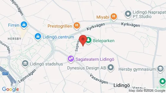 Apartments for rent i Lidingö - kort over placeringen