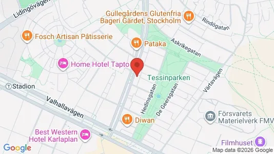 Apartments for rent i Östermalm - kort over placeringen