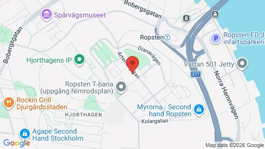 Apartments for rent i Gärdet/Djurgården - kort over placeringen