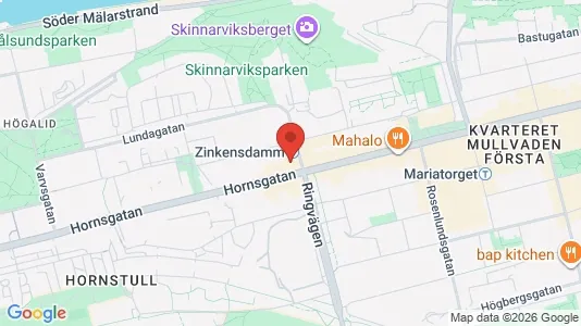 Apartments for rent i Södermalm - kort over placeringen