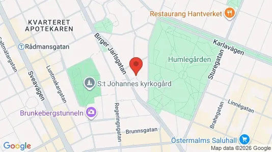 Apartments for rent i Östermalm - kort over placeringen