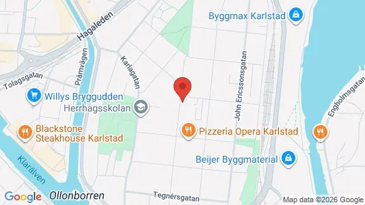 Apartments for rent i Karlstad - kort over placeringen