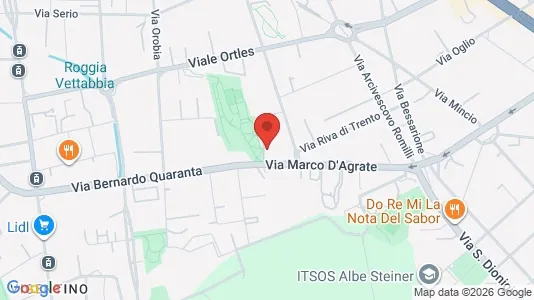 Apartments for rent i Milano Zona 5 - Vigentino, Chiaravalle, Gratosoglio - kort over placeringen