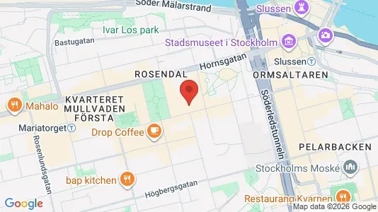 Apartments for rent i Södermalm - kort over placeringen