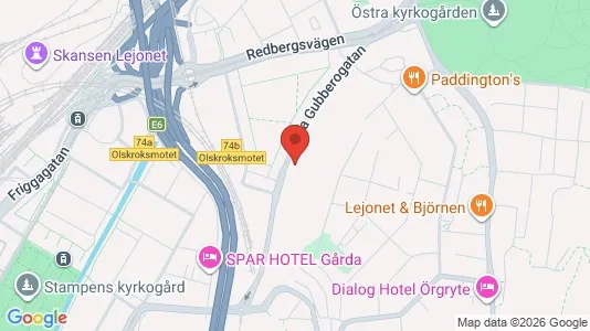 Apartments for rent i Örgryte-Härlanda - kort over placeringen