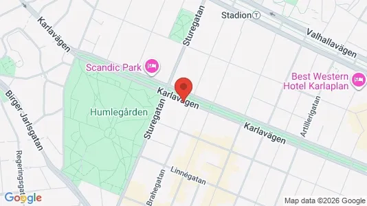 Apartments for rent i Östermalm - kort over placeringen