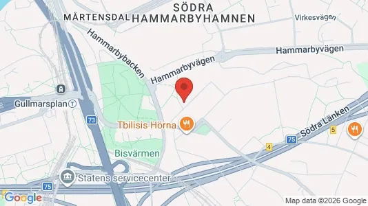 Apartments for rent i Stockholm South - kort over placeringen