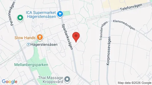Apartments for rent i Stockholm South - kort over placeringen