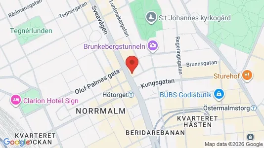 Apartments for rent i Stockholm City - kort over placeringen