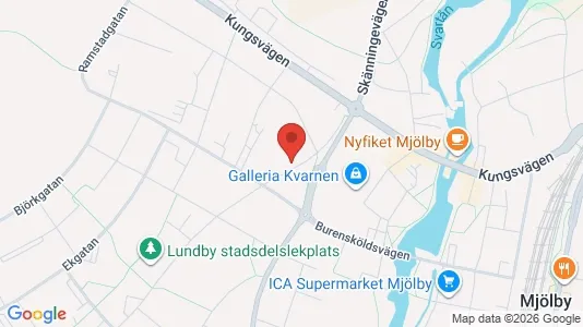 Apartments for rent i Mjölby - kort over placeringen
