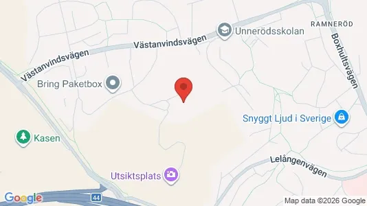 Rooms for rent i Uddevalla - kort over placeringen