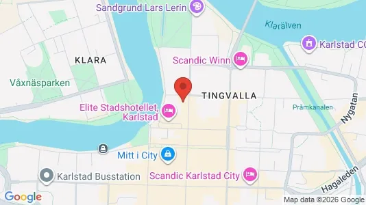 Apartments for rent i Karlstad - kort over placeringen