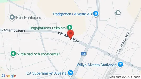 Apartments for rent i Alvesta - kort over placeringen