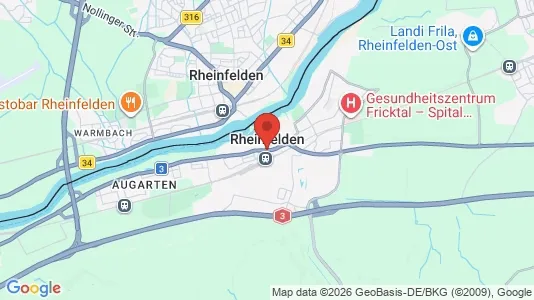 Apartments for rent in Rheinfelden - Photo from Google Street View