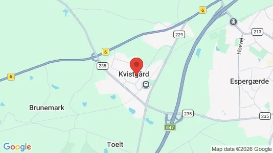 Houses for rent i Kvistgård - kort over placeringen