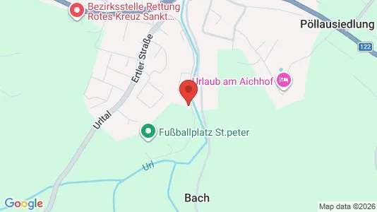 Apartments for rent i Sankt Peter in der Au - kort over placeringen