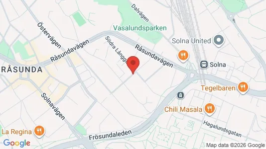 Apartments for rent i Solna - kort over placeringen